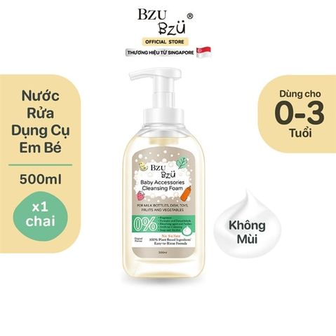 Nước rửa bình Bzu Bzu tạo bọt