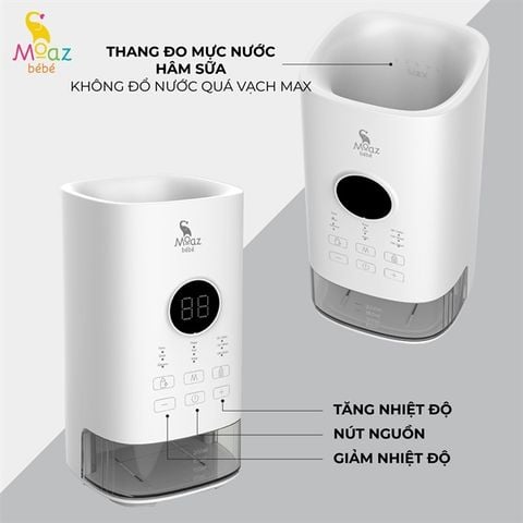 Máy hâm sữa Moazbebe siêu tốc MB-033
