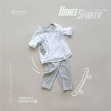 Bộ dài tay Hrnee Sporty Ghi 9-12m - Ghi - 9-12m (Bộ)