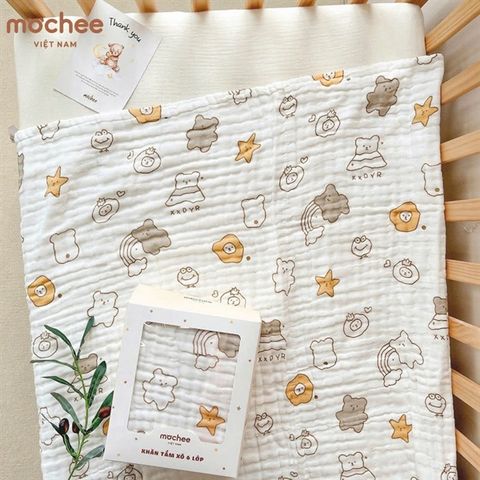 Khăn tắm xô 6 lớp Mochee
