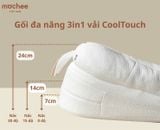Gối chống trào ngược 3in1 vải CoolTouch Mochee