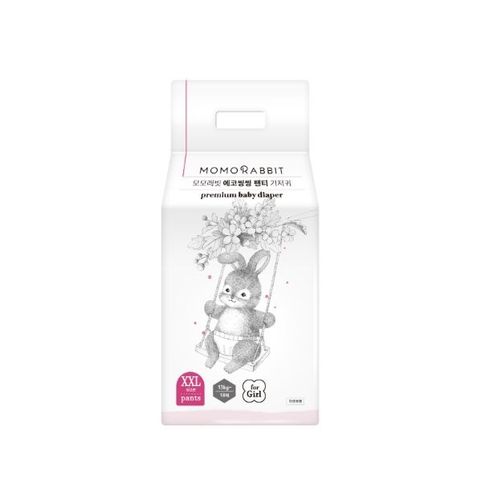 Bỉm quần Momo Rabit Hàn Quốc size XxL - bé gái
