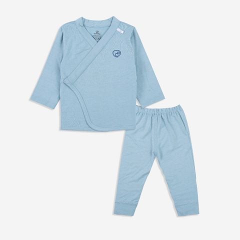 Bộ dài tay cài chéo Bambus 802 Bubaby