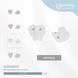 Bao tay bao chân Siro Bubaby - Kẻ blue nhạt C45 - Freesize