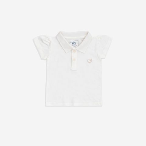 Áo Bubaby cổ Polo bé gái