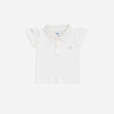 Áo Bubaby cổ Polo bé gái