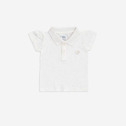 Áo Bubaby cổ Polo bé gái