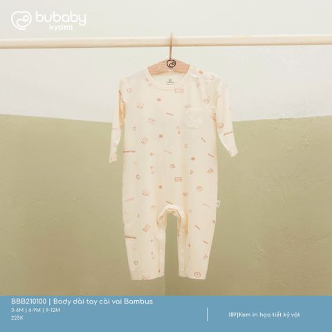 Body dài tay cài vai Bambus Bubaby BBB210100.06MH87