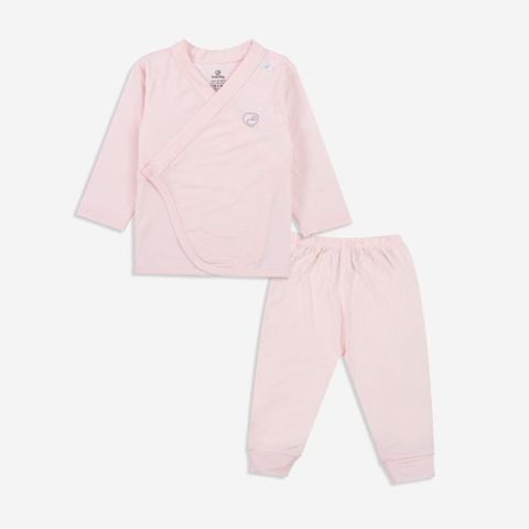 Bộ dài tay cài chéo Bambus 802 Bubaby