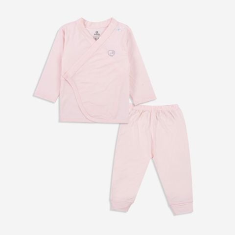 Bộ dài tay cài chéo Bambus 802 Bubaby