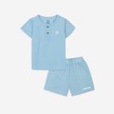 Promo Bộ ngắn tay Cổ tròn bổ nẹp Molist 130404 Bubaby