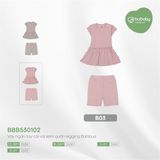 Promo Váy cài vai kèm quần legging Bambus Bubaby