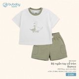 Bộ ngắn tay cổ tròn Bamco Bubaby BBC130407.03Y77A