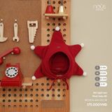 Mũ ngôi sao Noel màu đỏ Nous