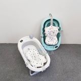 Chậu tắm HOLLA gấp gọn kèm phao có nhiệt kế HL-03204