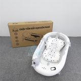 Chậu tắm HOLLA gấp gọn kèm phao có nhiệt kế HL-03204