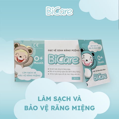 Gạc rơ lưỡi vệ sinh răng miệng Bicare
