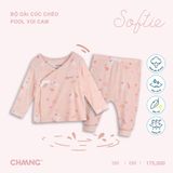 Bộ dài tay Chaang cúc chéo