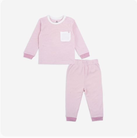 Bộ dài tay cài vai Bamco Bubaby