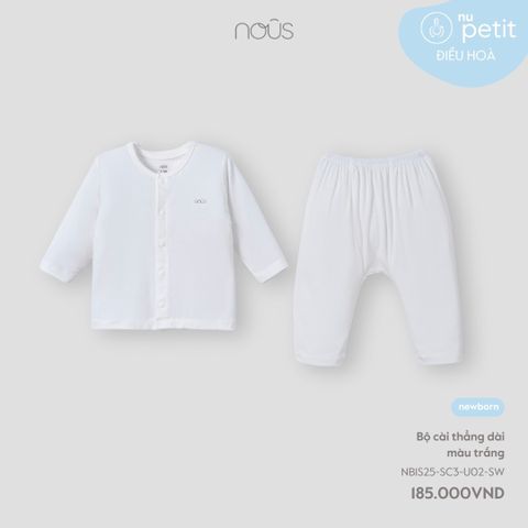 Bộ cài thẳng dài màu trắng Nous NB1S25-SC3-U02-SW-NB