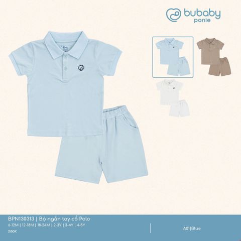 Bộ ngắn tay cổ Polo Bubaby BPN130313.03YA01