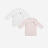 Promo Áo dài tay cài chéo 310801 Bubaby