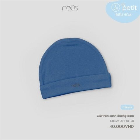 Mũ tròn xanh dương đậm Nous NB1S25-AH1-U11-SB-FS