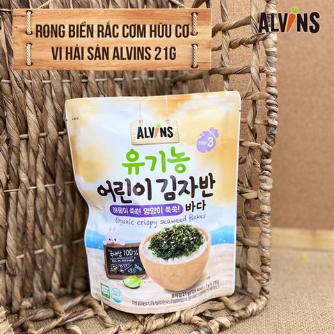 Rong biển Hữu cơ rắc cơm Alvins