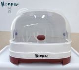 Khay úp bình sữa gấu Honper màu nâu