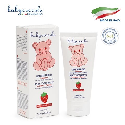 Kem đánh răng Babycoccole hương dâu 30ml 6m+