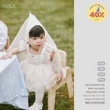 Set bodysuit cộc kèm váy quây tầng màu trắng Nous NE2S25-SB2-F03-SW-0M
