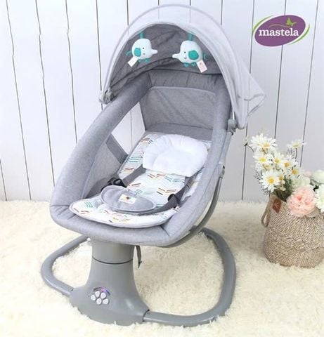 Nôi ru ngủ thư giãn kết hợp ghế ngồi đọc sách cho bé 8104 Mastela