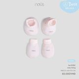 Set bao tay, bao chân màu hồng Nous NB1S25-AM1-F01-SM-FS