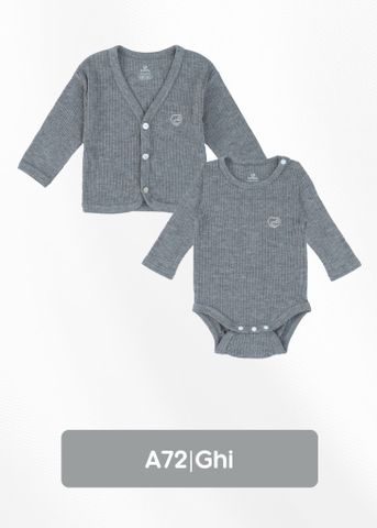Set Áo cardigan kèm body chip dài tay Lennie Bubaby BWL610000.06M90B
