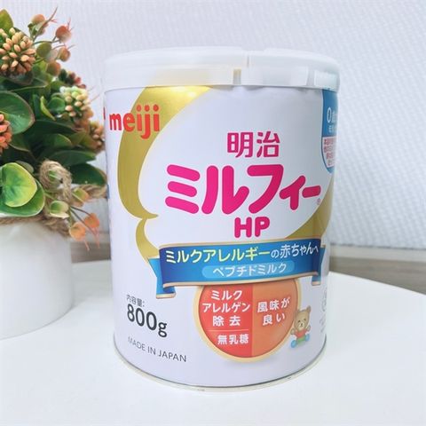 Sữa công thức Meiji dành cho bé dị ứng đạm sữa bò mẫu mới