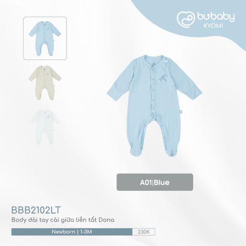 Body dài tay cài giữa liền tất Dona Bubaby BBB2102LT.0NBA01