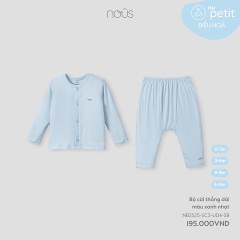 Bộ cài thẳng dài màu xanh nhạt Nous NB2S25-SC3-U04-SB-0M