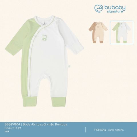 Body dài tay cài chéo Bambus Bubaby BBB210804.0NBF10