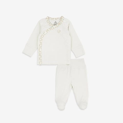 Bộ dài tay cài chéo Bambus Iconic 1 Bubaby