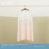 Váy ngắn tay xòe tầng bé gái Bambus Bubaby BBB5329BG.03YH61