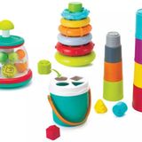 Set 3 món đồ chơi - 3-IN-1 STACK, SPIN & SORT ACTIVITY SET Infantino