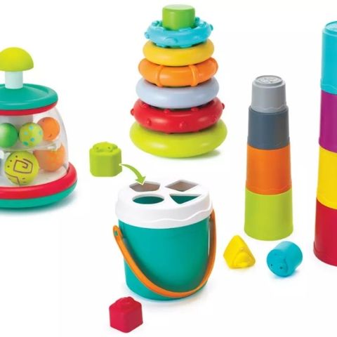 Set 3 món đồ chơi - 3-IN-1 STACK, SPIN & SORT ACTIVITY SET Infantino