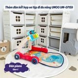 Thảm đàn kết hợp xe tập đi đa năng 07159 Umoo