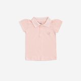 Áo Bubaby cổ Polo bé gái