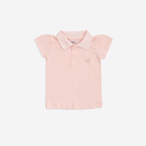 Áo Bubaby cổ Polo bé gái