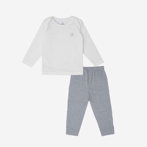 Promo Bộ dài tay cổ chồm Molist Bubaby - Hồng A05 - 18-24m