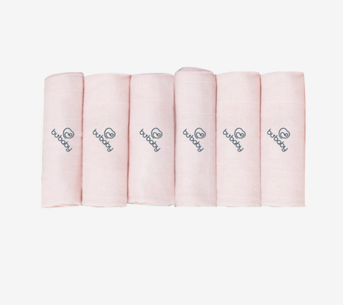 Khăn sữa Muslin pack 6 Bubaby AMU104806.FREA01