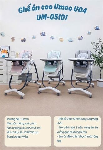 Ghế ăn dặm Umoo cao Umoo U04-05101