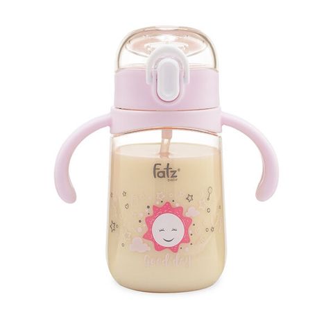 Bình hút Tritan bật hút 2 tay cầm với phao 360 độ Fatz
