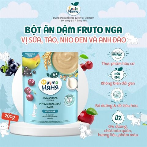Bột ăn dặm Fruto
